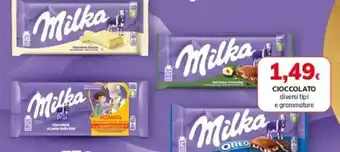 Basko Milka cioccolato offerta