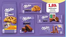 Basko Milka snack dolci offerta