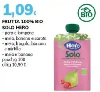 Basko Frutta 100% bio solo HERO offerta