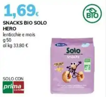 Basko Snacks bio solo HERO offerta