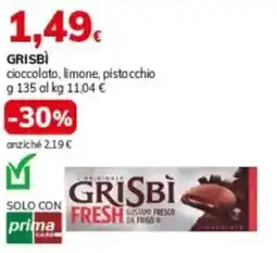 Basko GRISBÌ cioccolato, limone, pistacchio offerta