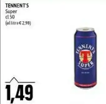Emi Supermercati Tennent's birra super offerta