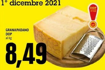 Emi Supermercati Granapadano dop offerta
