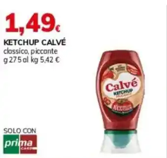 Basko KETCHUP CALVÉ classico, piccante offerta