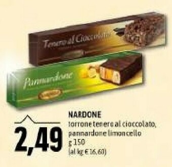 Emi Supermercati Nardone torrone tenero al cioccolato 150 g offerta