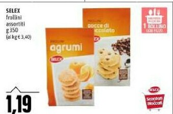 Emi Supermercati Frollini con gocce di cioccolato fondente offerta