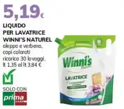 Basko Liquido per lavatrice WINNI'S NATUREL offerta