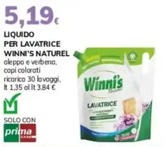 Basko Liquido per lavatrice WINNI'S NATUREL offerta