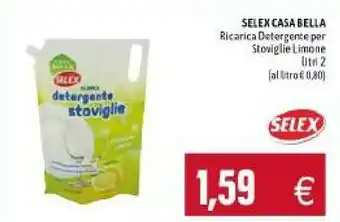 Emi Supermercati Casa bella ricarica detergente per stoviglie limone offerta