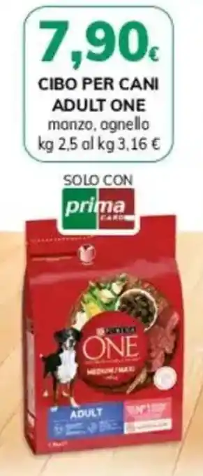 Basko CIBO PER CANI ADULT ONE manzo, agnello offerta