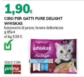 Basko Cibo per gatti pure delight WHISKAS offerta