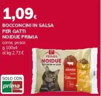 Basko Bocconcini in salsa per gatti NOIDUE PRIMIA offerta