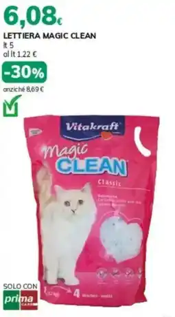 Basko Vitakraft lettiera magic clean offerta