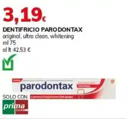 Basko DENTIFRICIO PARODONTAX original, ultra clean, whitening offerta