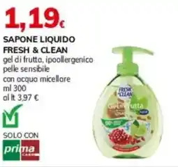 Basko Sapone liquido FRESH & CLEAN offerta