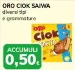 Basko Oro ciok saiwa diversi tipi e grammature offerta