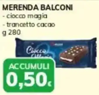 Basko Merenda balconi - ciocco magia - trancetto cacao offerta