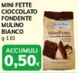 Basko Mini fette cioccolato fondente mulino bianco offerta