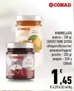 Conad Marmellata / confetture extra CONAD offerta