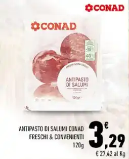 Conad Antipasto di salumi conad freschi & convenienti offerta