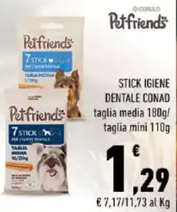 Conad Stick igiene dentale CONAD offerta