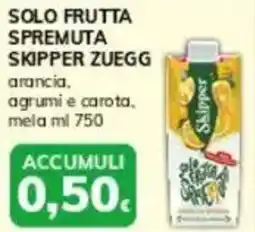 Basko Solo frutta spremuta SKIPPER ZUEGG offerta