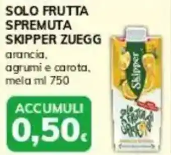 Basko Solo frutta spremuta SKIPPER ZUEGG offerta