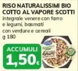 Basko Riso naturalissimi bio cotto al vapore SCOTTI offerta