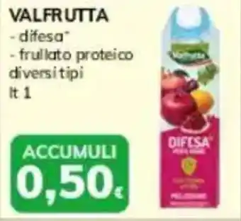 Basko VALFRUTTA -difesa - frullato proteico diversi tipi offerta