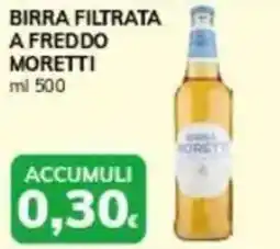 Basko Birra filtrata a freddo MORETTI offerta