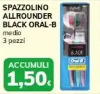 Basko Spazzolino allrounder black ORAL-B offerta