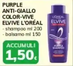 Basko Purple anti-giallo color-vive ELVIVE L'ORÉAL offerta