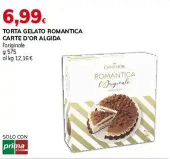 Basko Torta gelato romantica CARTE D'OR ALGIDA offerta