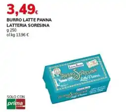 Basko Burro latte panna LATTERIA SORESINA offerta