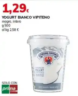 Basko Yogurt bianco VIPITENO offerta