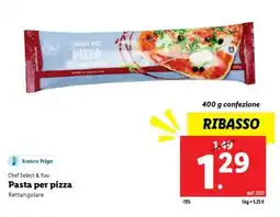 Lidl Chef Select & You Pasta per pizza offerta