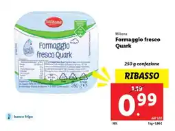 Lidl Milbona Formaggio fresco Quark offerta