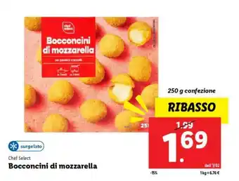 Lidl Chef Select Bocconcini di mozzarella offerta