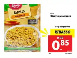 Lidl Kania Risotto alla zucca offerta