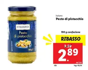 Lidl Italiamo Pesto di pistacchio offerta