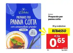 Lidl Belbake Preparato per panna cotta offerta