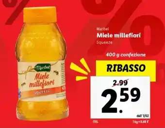 Lidl Maribel Miele millefiori offerta