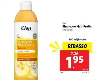 Lidl Cien Shampoo Hair Fruits offerta