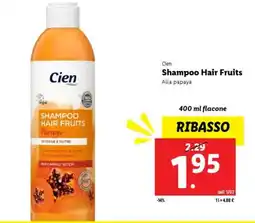 Lidl Cien Shampoo Hair Fruits offerta