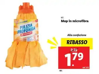 Lidl W5 Mop in microfibra offerta