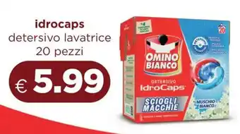 Acqua & Sapone OMINO BIANCO idrocaps detersivo lavatrice offerta