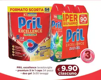 Acqua & Sapone PRIL excellence lavastoviglie offerta