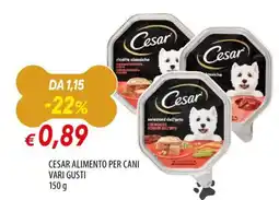 Famila Cesar alimento per cani vari gusti offerta