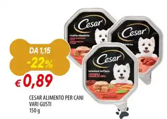 Famila Cesar alimento per cani vari gusti offerta