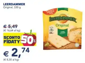 Esselunga Leerdammer Original, offerta